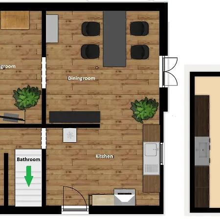 בית נופש Charming Heritage Townhouse *